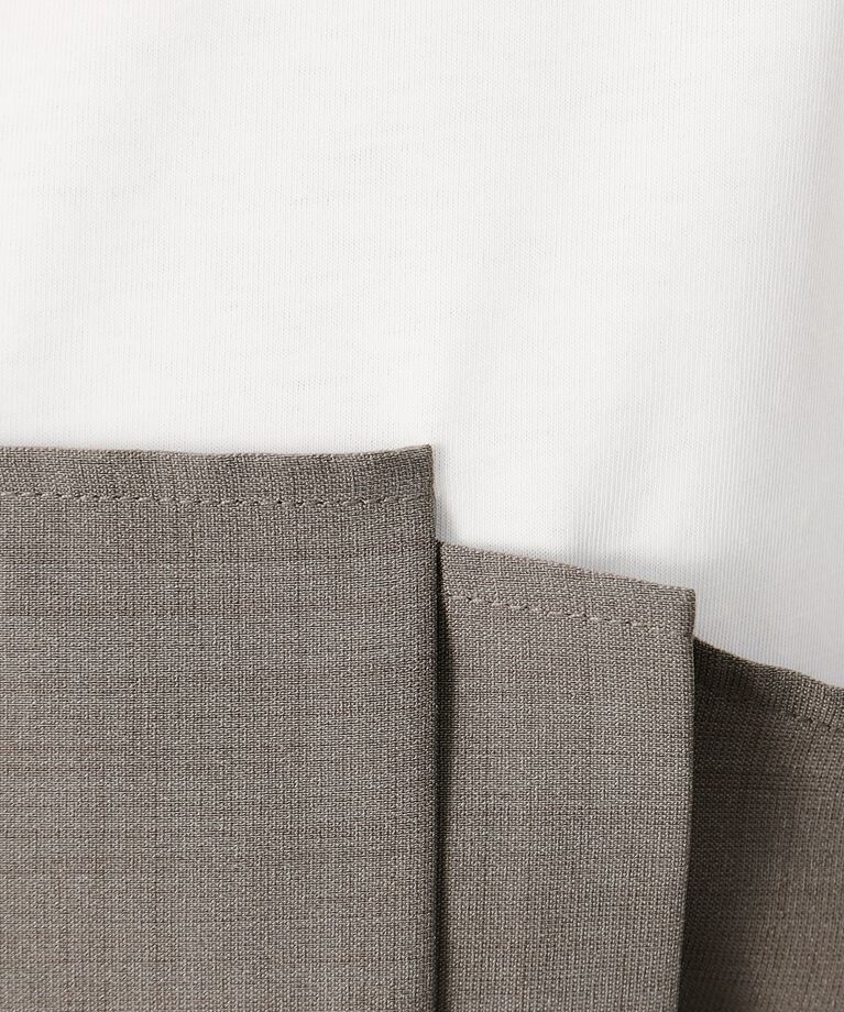 OPAQUE.CLIP「ビスチェドッキングカットソー【洗濯機洗い可】」|Tシャツ・カットソー|