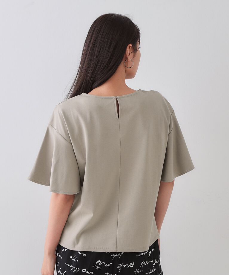 OPAQUE.CLIP「《S-LLサイズ》フレアスリーブカッソー【UV/接触冷感/洗濯機洗い可】」|Tシャツ・カットソー|