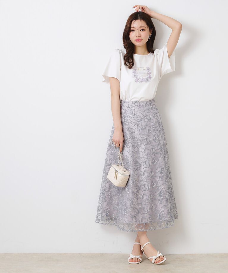 Couture broach「【接触冷感・UVカット】パフュームプリントTシャツ」|Tシャツ・カットソー|