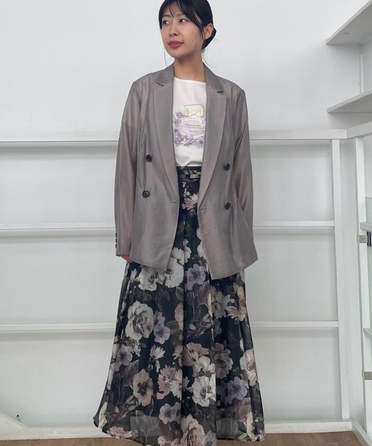 Couture broach「【接触冷感・UVカット】パフュームプリントTシャツ」|Tシャツ・カットソー|