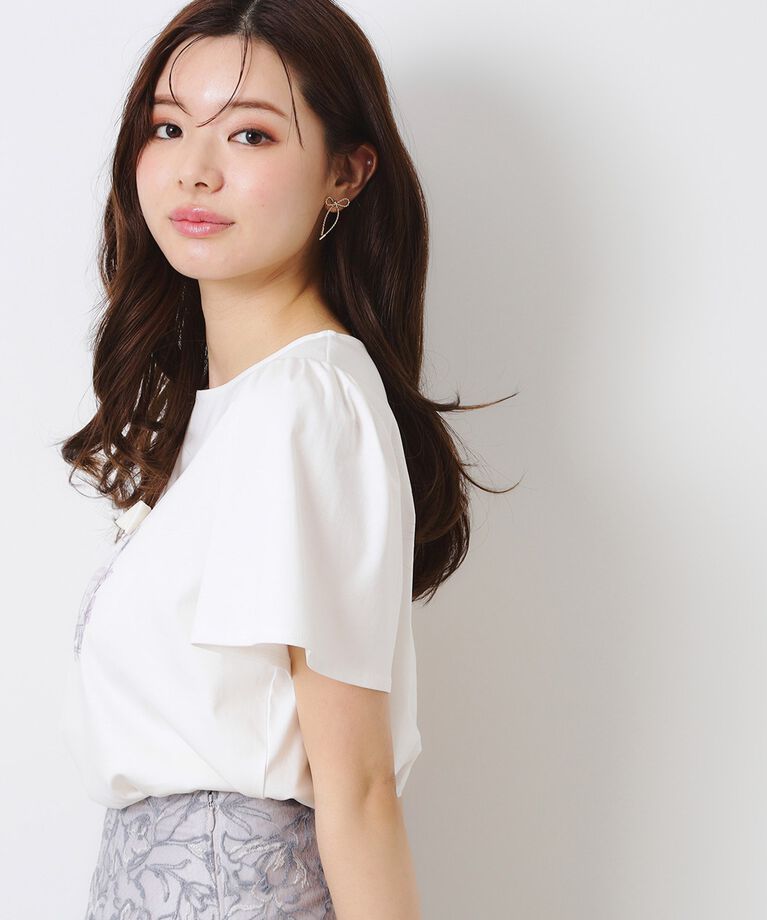 Couture broach「【接触冷感・UVカット】パフュームプリントTシャツ」|Tシャツ・カットソー|