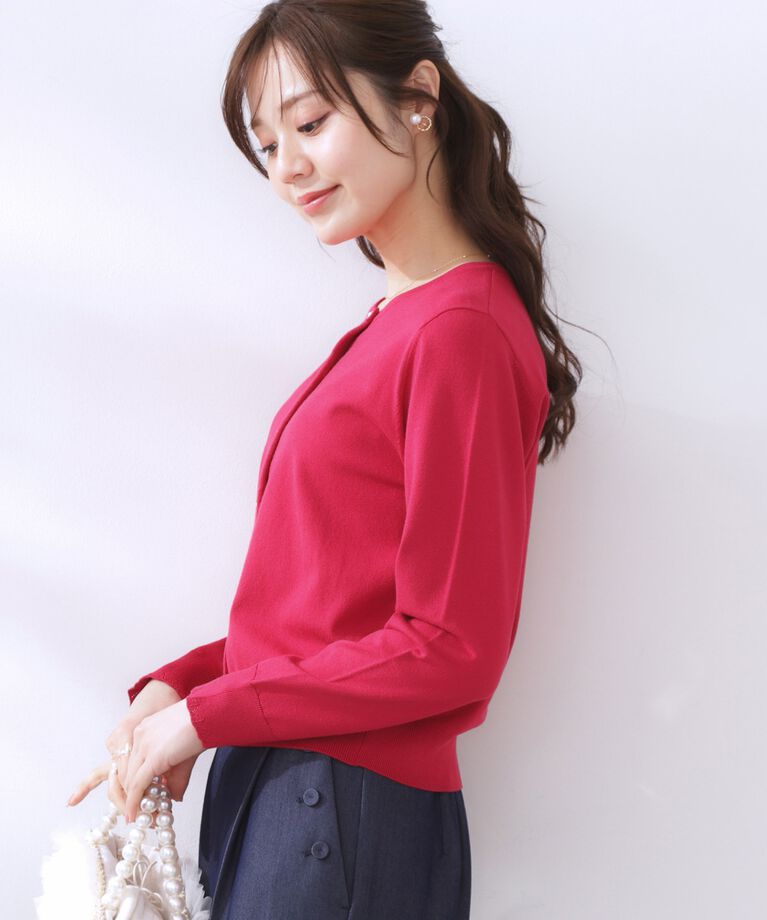 Couture broach「イロイロ釦ニットカーデ」|カーディガン|