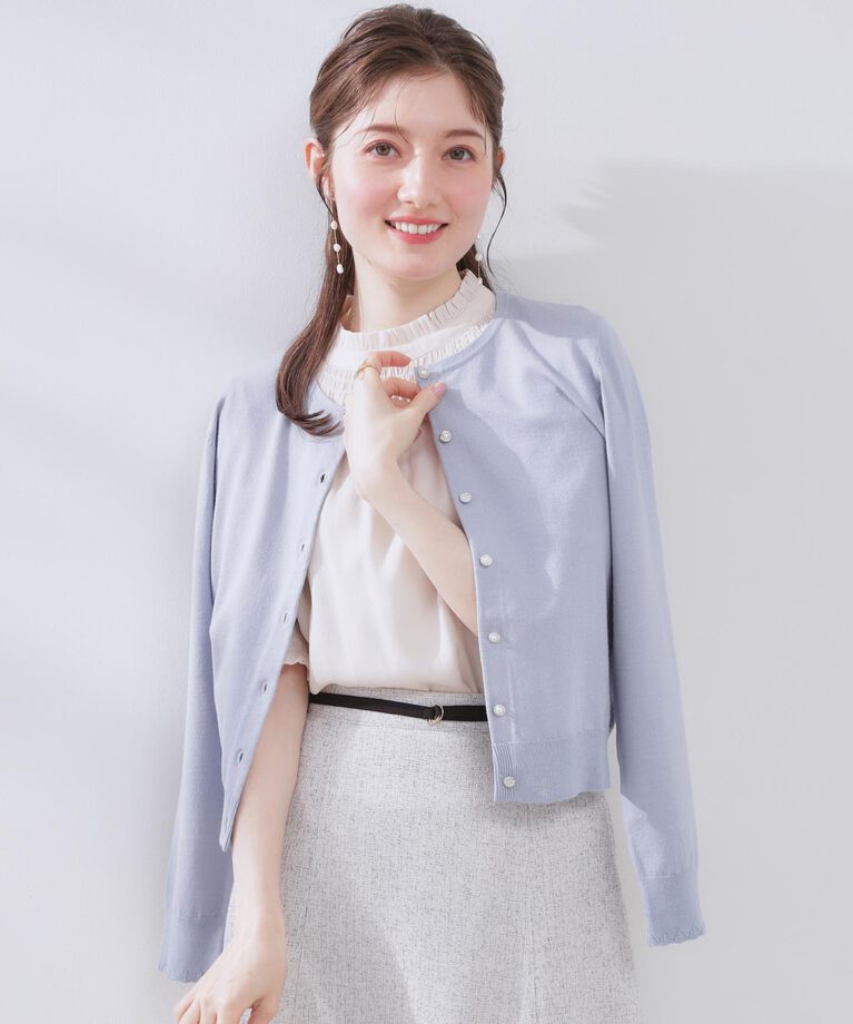 Couture broach「イロイロ釦ニットカーデ」|カーディガン|