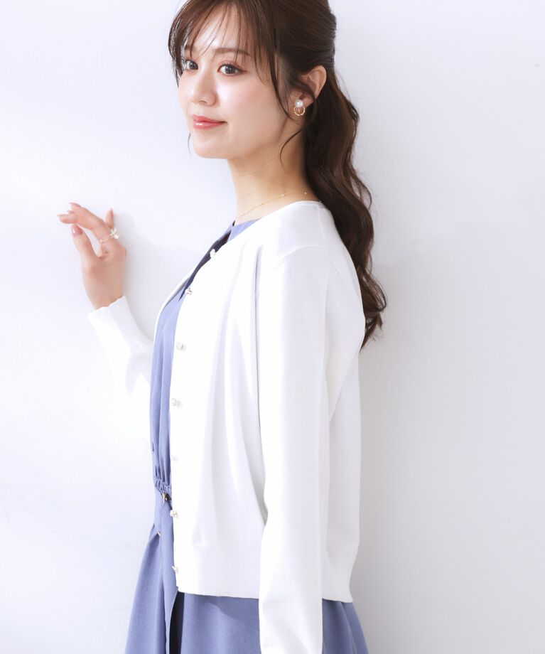 Couture broach「イロイロ釦ニットカーデ」|カーディガン|