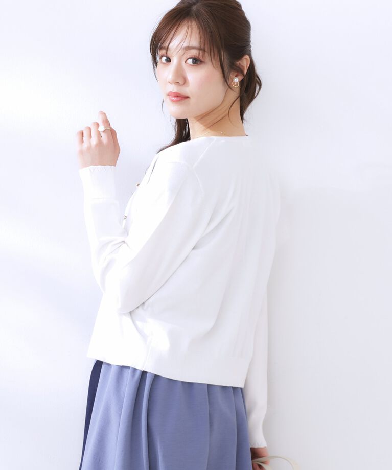 Couture broach「イロイロ釦ニットカーデ」|カーディガン|