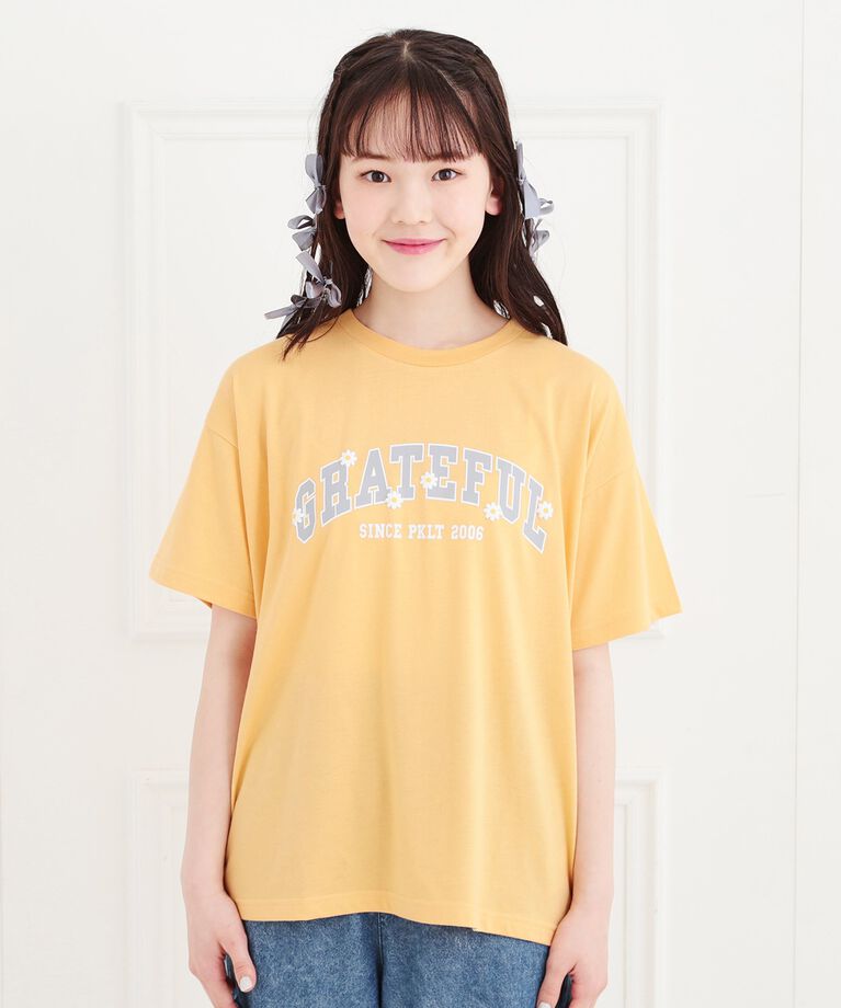 PINK-latte「カレッジTシャツ」|Tシャツ・カットソー|