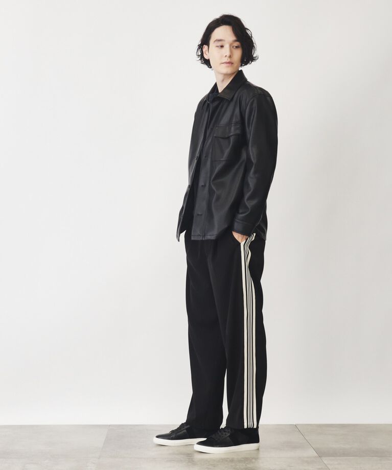 THE SHOP TK「サイドライントラックパンツ ワイドシルエット」|その他|