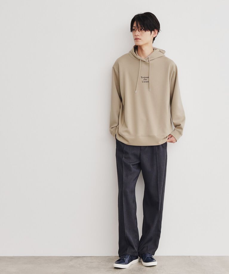 THE SHOP TK「プリントダンボールパーカー ビッグシルエット／ユニセックス」|パーカー|