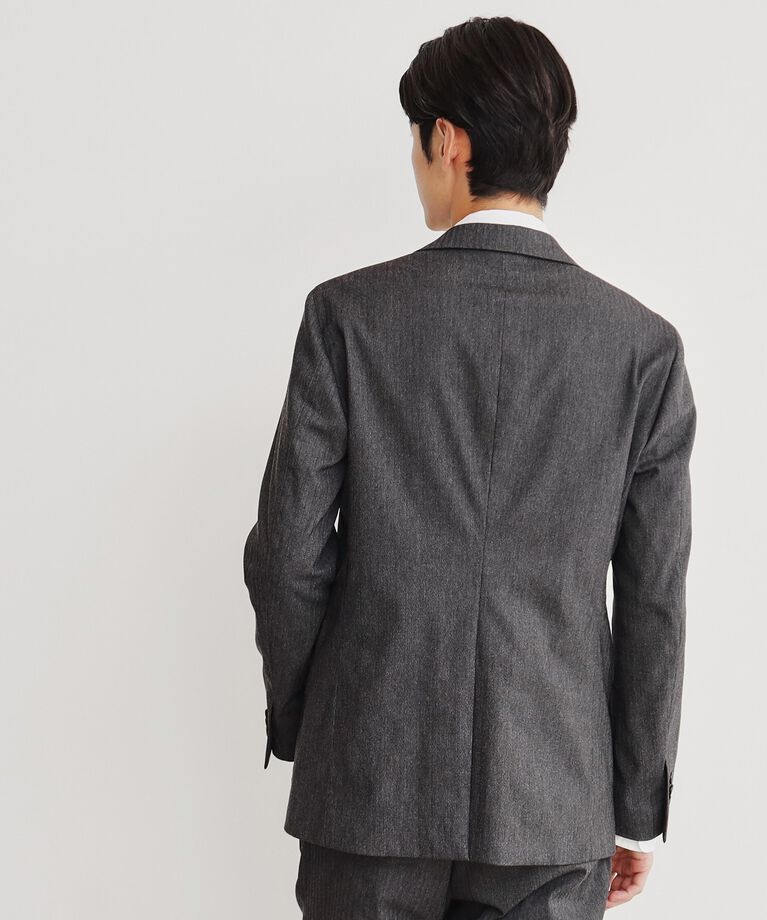 THE SHOP TK「サーモウォーカーヘリンボンジャケット【セットアップ可/ビジネス対応/ストレッチ素材/保温性〇】」|テーラードジャケット|