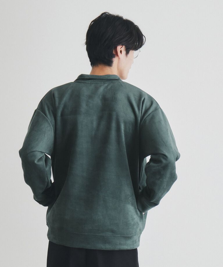 THE SHOP TK「スウェードライクハーフジッププルオーバー」|Tシャツ・カットソー|