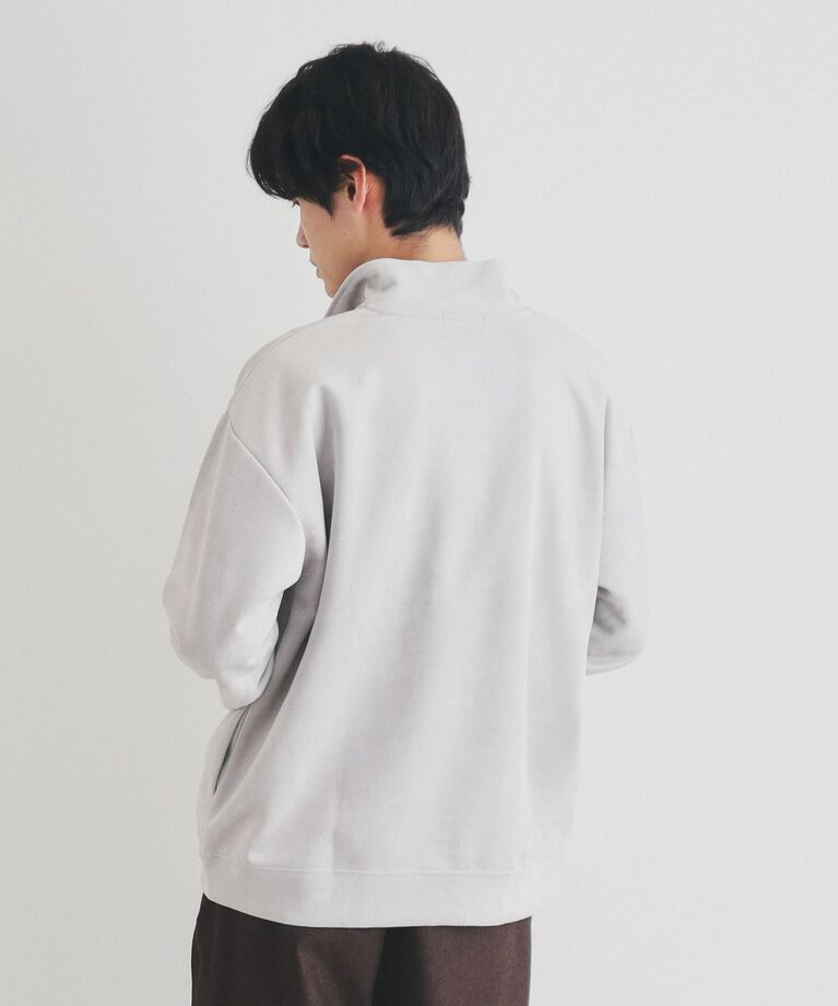 THE SHOP TK「スウェードライクハーフジッププルオーバー」|Tシャツ・カットソー|