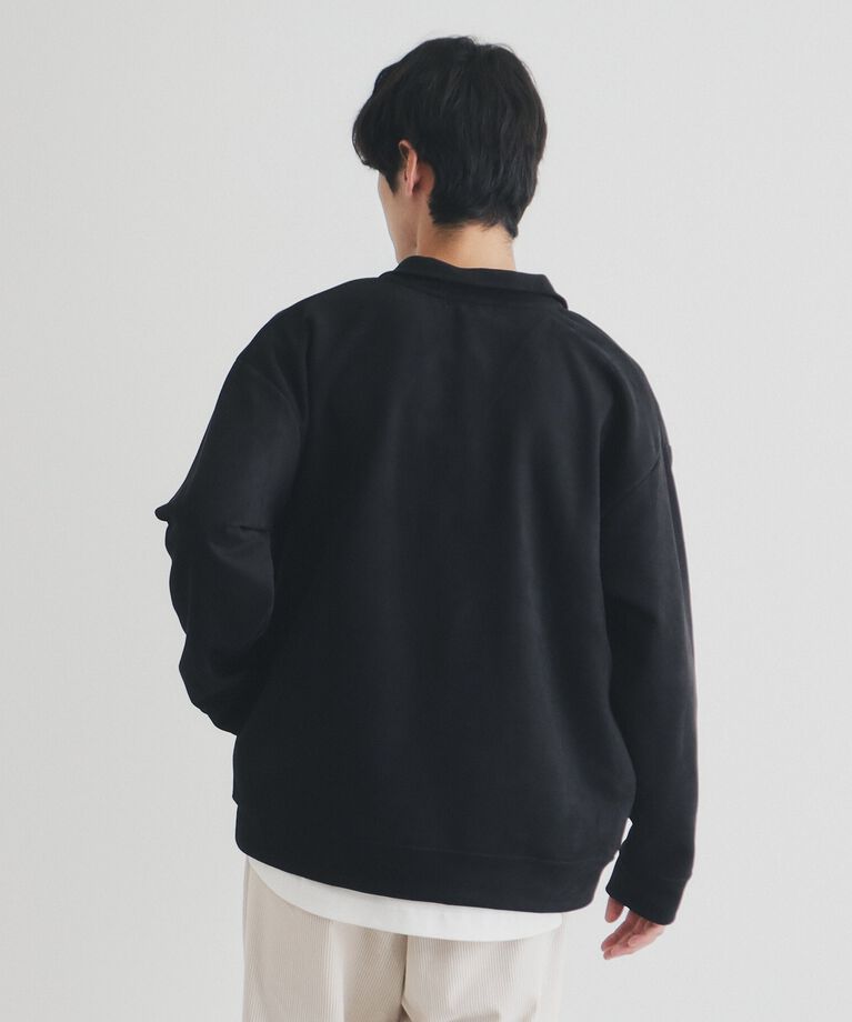 THE SHOP TK「スウェードライクハーフジッププルオーバー」|Tシャツ・カットソー|
