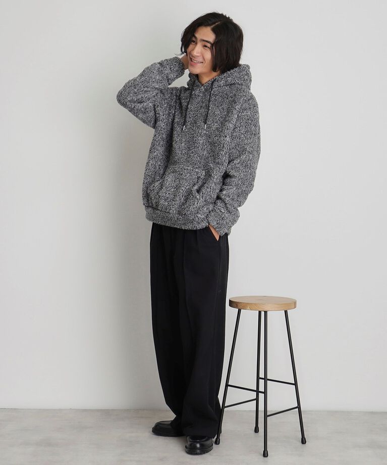 THE SHOP TK「ボアフリースプルオーバーパーカー」|パーカー|