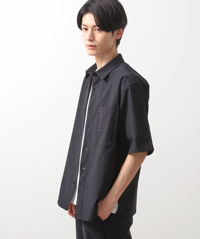 THE SHOP TK「【Begin6月号掲載】パーフェクテックツイル5分袖シャツ【セットアップ可/吸水速乾/UVカット/ア」|シャツ・ブラウス|