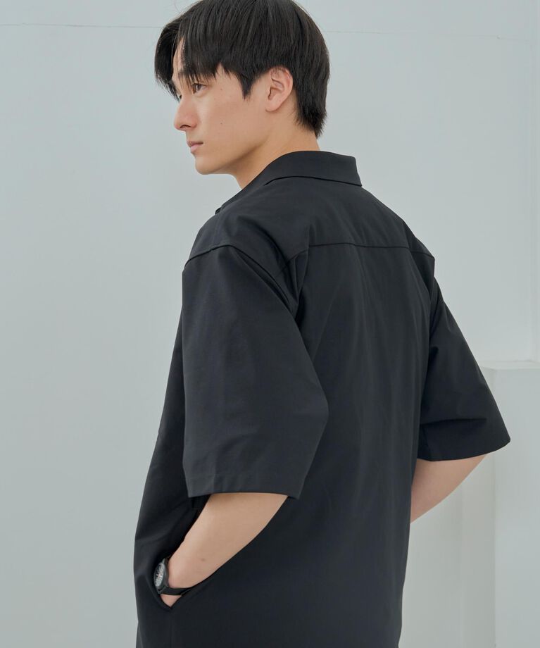 THE SHOP TK「【Begin6月号掲載】パーフェクテックツイル5分袖シャツ【セットアップ可/吸水速乾/UVカット/ア」|シャツ・ブラウス|
