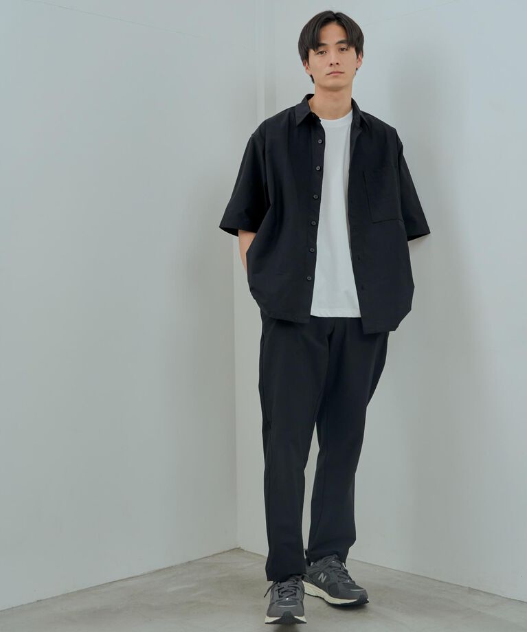 THE SHOP TK「【Begin6月号掲載】パーフェクテックツイル5分袖シャツ【セットアップ可/吸水速乾/UVカット/ア」|シャツ・ブラウス|