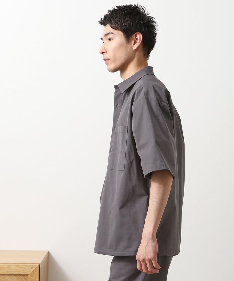 THE SHOP TK「【Begin6月号掲載】パーフェクテックツイル5分袖シャツ【セットアップ可/吸水速乾/UVカット/ア」|シャツ・ブラウス|