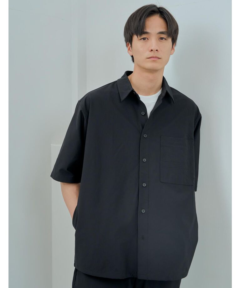 THE SHOP TK「【Begin6月号掲載】パーフェクテックツイル5分袖シャツ【セットアップ可/吸水速乾/UVカット/ア」|シャツ・ブラウス|