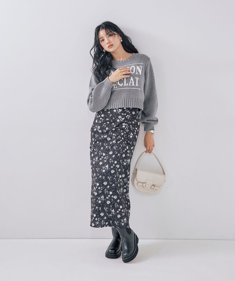 PROPORTION BODY DRESSING「カジュアルロゴニット」|ニット・セーター|