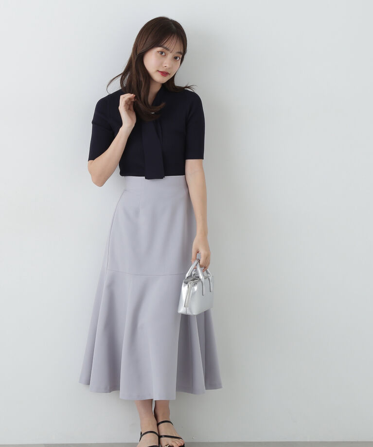 PROPORTION BODY DRESSING「パール付きボウタイニット」|ニット・セーター|