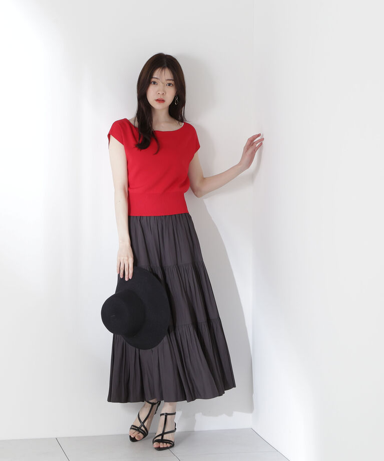 PROPORTION BODY DRESSING「ギャザーティアードスカート」|スカート|