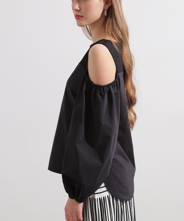  「オフショルダーカットソートップス」|Tシャツ・カットソー|