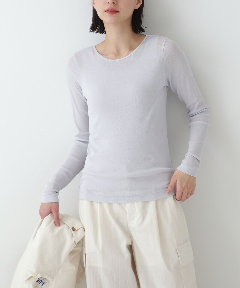  「シアークルーカットソー」|Tシャツ・カットソー|ブルーグレー