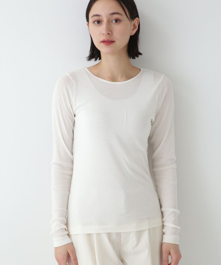  「シアークルーカットソー」|Tシャツ・カットソー|ホワイト