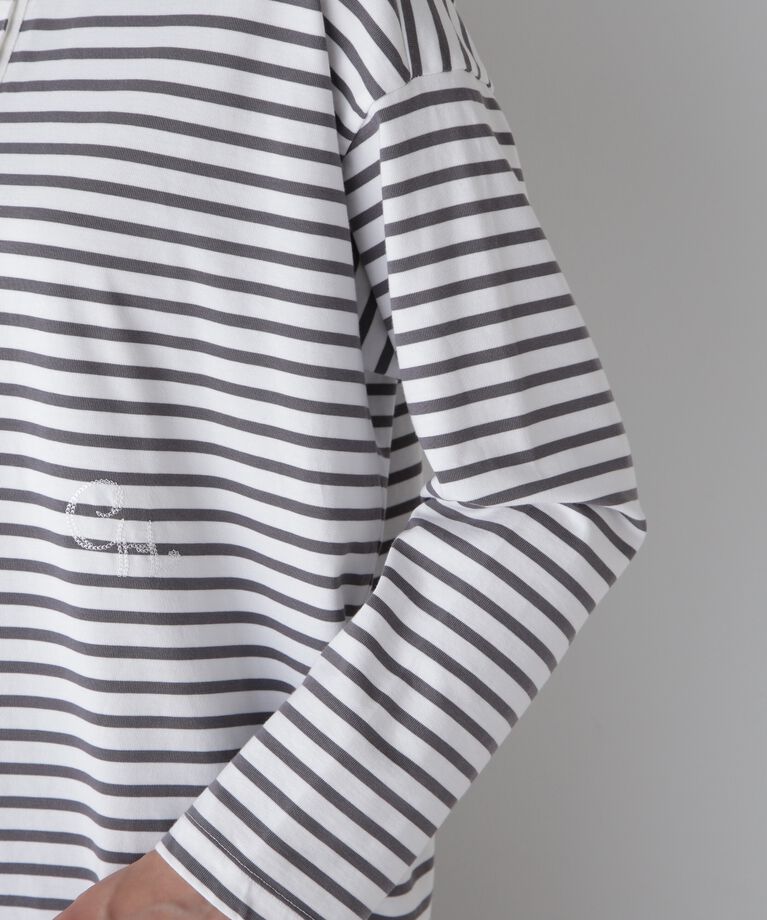  「◆布帛ドッキングプルオーバー」|Tシャツ・カットソー|
