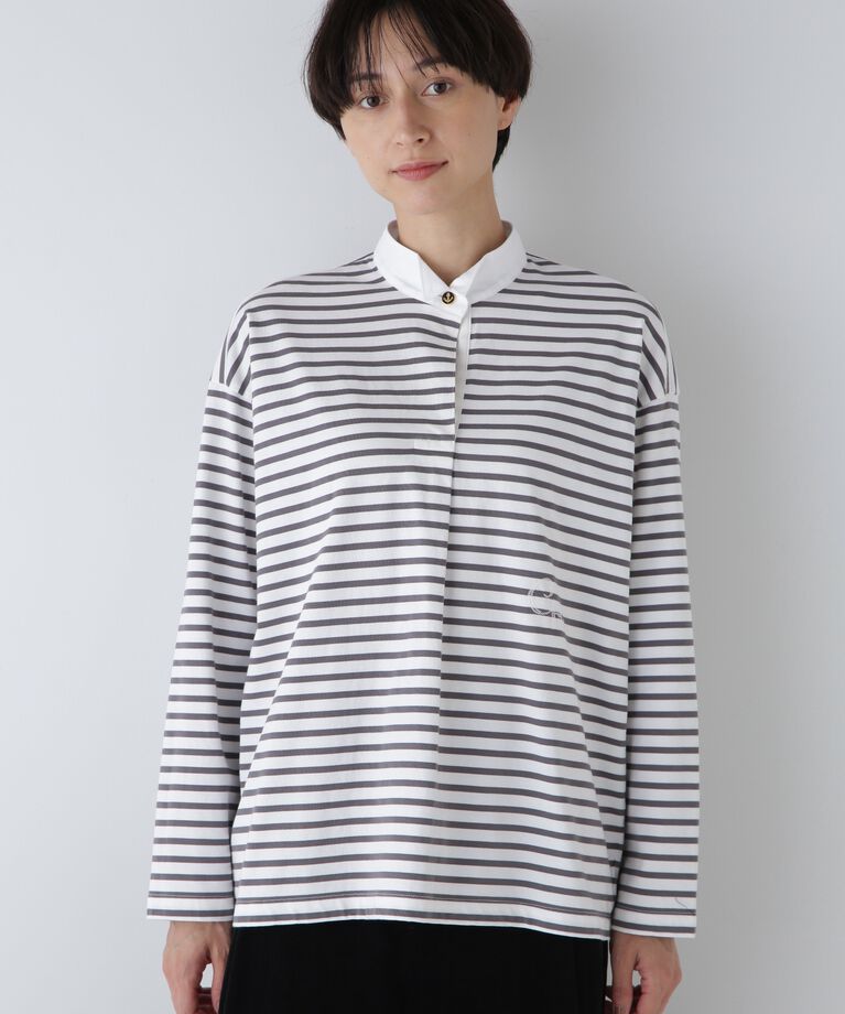  「◆布帛ドッキングプルオーバー」|Tシャツ・カットソー|