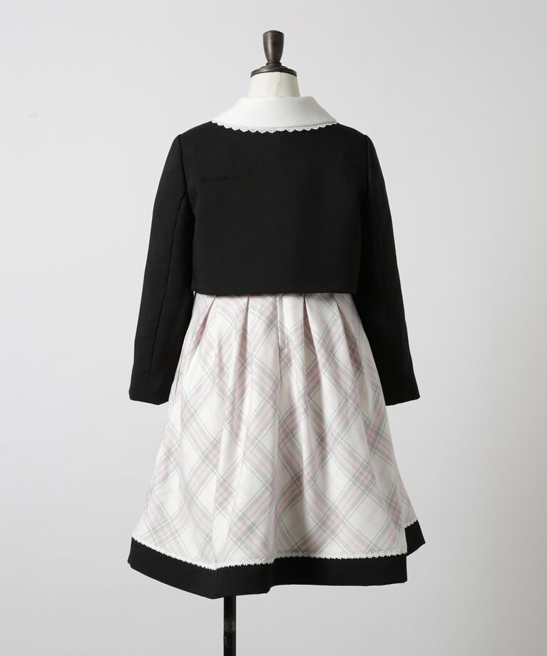 SHOO･LA･RUE「【セレモニー】格子チェックワンピースセット」|ワンピース|