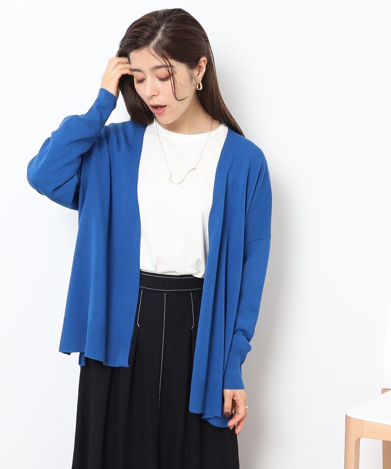 SHOO･LA･RUE「レイヤードコーデにも！ ラウンドヘム ベーシックロンT」|Tシャツ・カットソー|