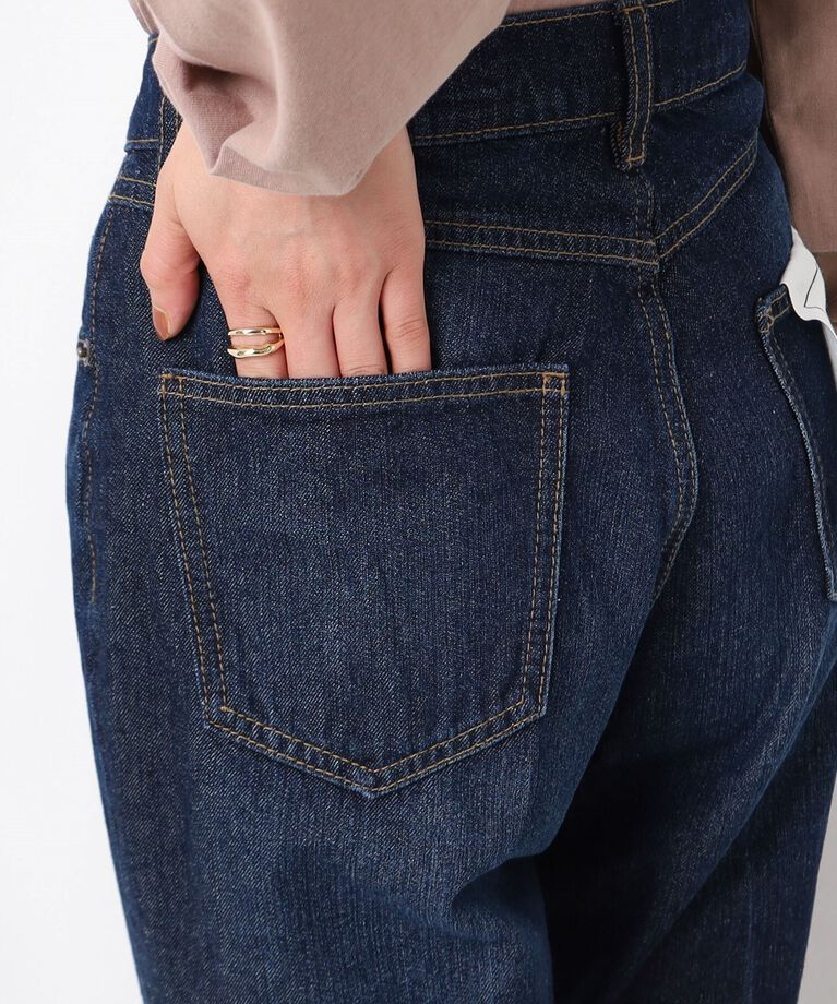 SHOO･LA･RUE「テーパード シルエットで細見え！デニムパンツ」|デニム|