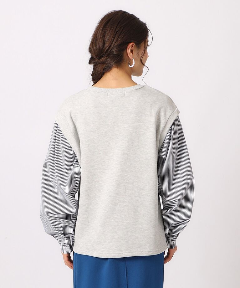 SHOO･LA･RUE「レイヤード風カレッジロゴトップス」|パーカー|