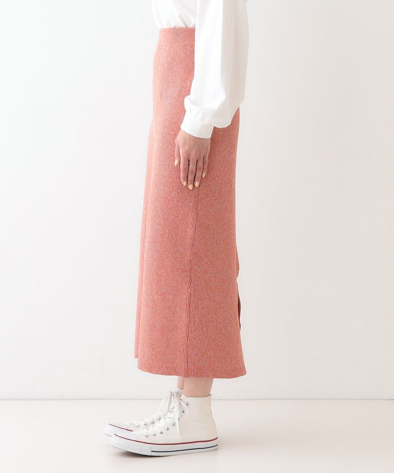 SHOO･LA･RUE「スポンディッシュMIXニットナロースカート」|スカート|