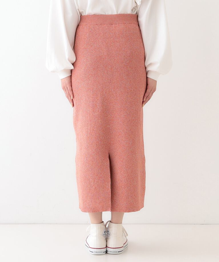 SHOO･LA･RUE「スポンディッシュMIXニットナロースカート」|スカート|