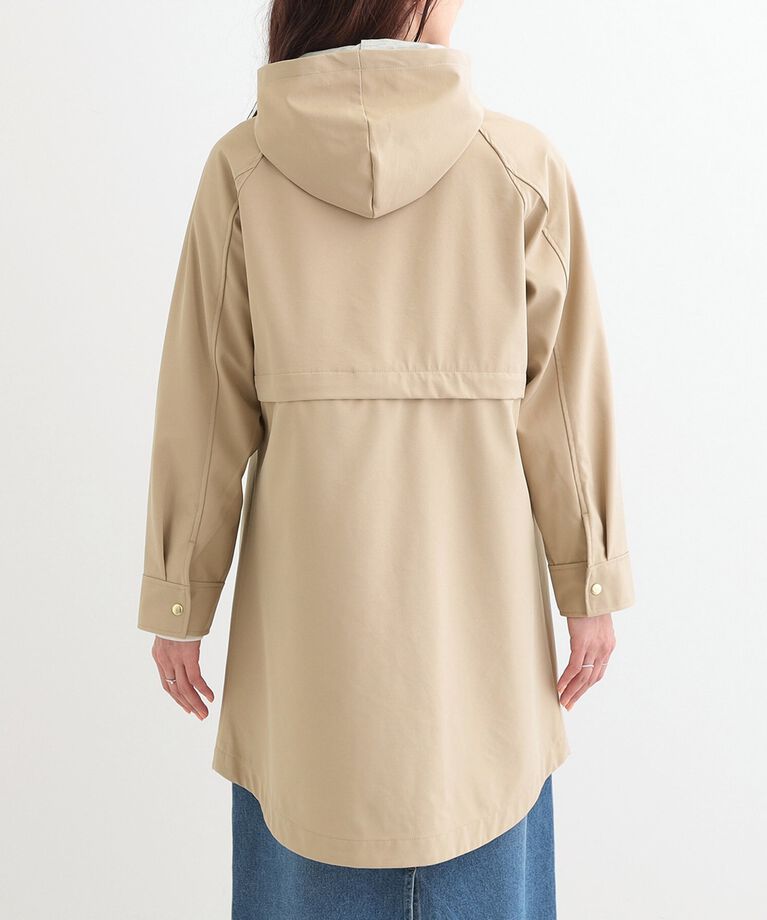 SHOO･LA･RUE「【S-LL/撥水/防花粉】軽やかに女性らしくボンディング フーデッドコート」|その他|