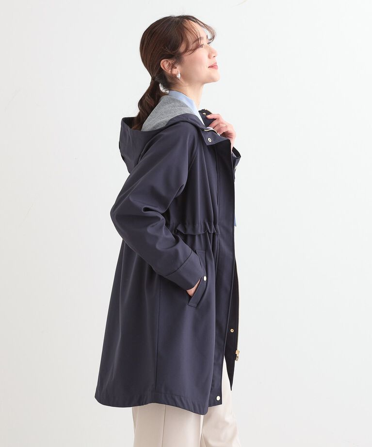 SHOO･LA･RUE「【S-LL/撥水/防花粉】軽やかに女性らしくボンディング フーデッドコート」|その他|