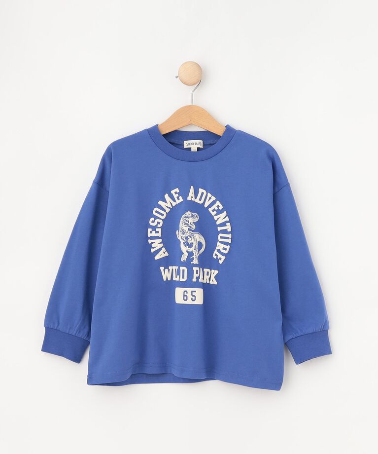 SHOO･LA･RUE「【100-150cm/洗える/兄弟リンク可】BOYSプリントアソートロンT」|Tシャツ・カットソー|