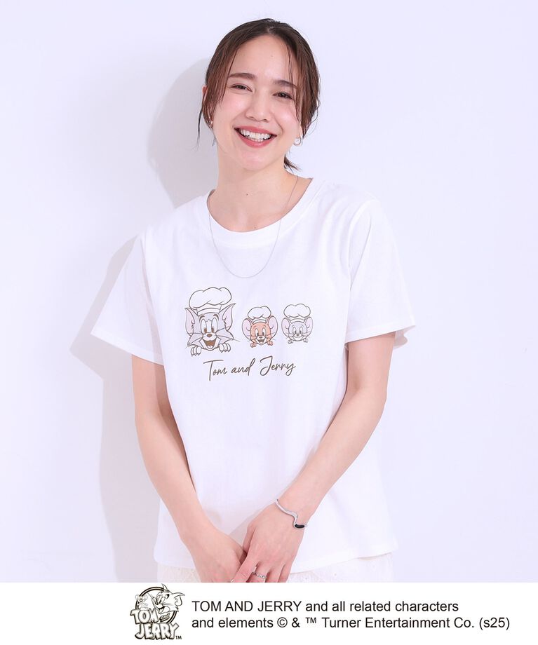 SHOO･LA･RUE「【TOM and JERRY 別注】ベーシックTシャツ」|Tシャツ・カットソー|