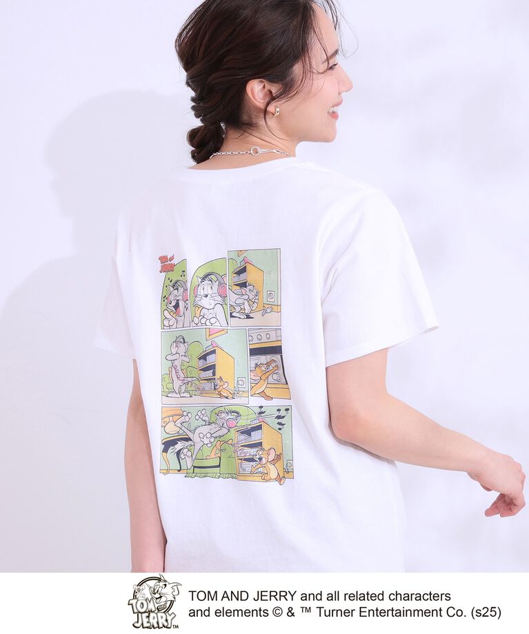 SHOO･LA･RUE「【TOM and JERRY 別注】ベーシックTシャツ」|Tシャツ・カットソー|ホワイト(301)