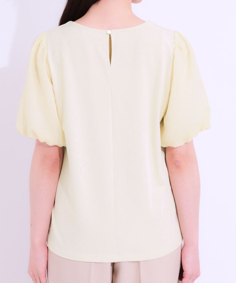 SHOO･LA･RUE「【シューアイス】袖シアーバルーントップス」|Tシャツ・カットソー|