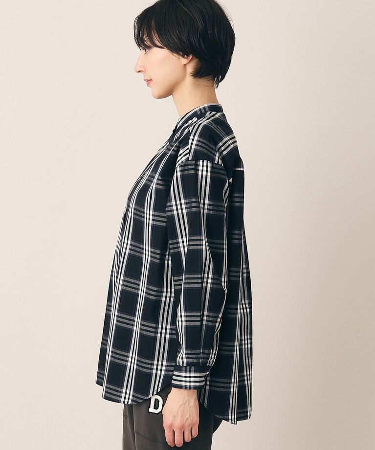 Dessin「【洗える】バンドカラーシャツ（XS～L）」|シャツ・ブラウス|