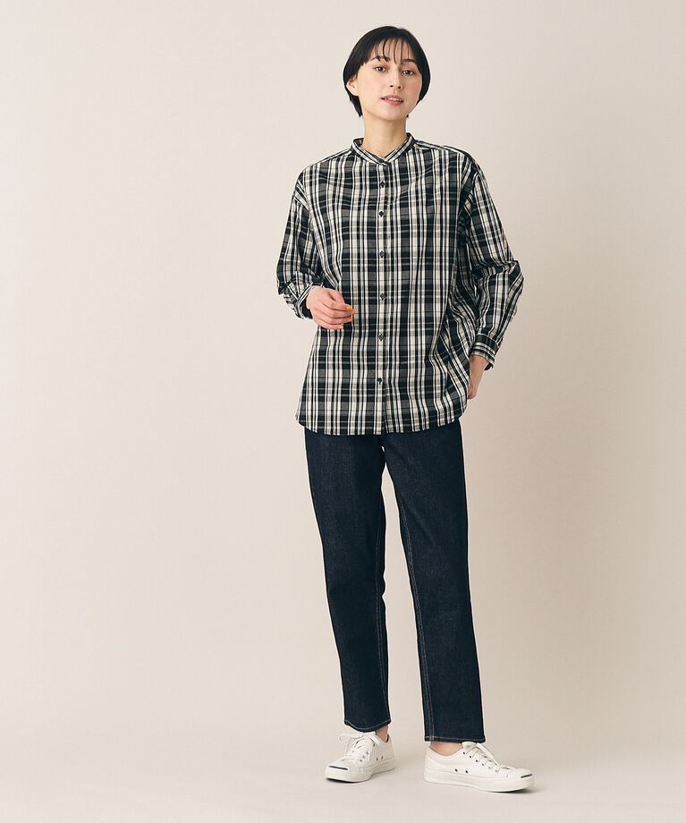 Dessin「【洗える】バンドカラーシャツ（XS～L）」|シャツ・ブラウス|