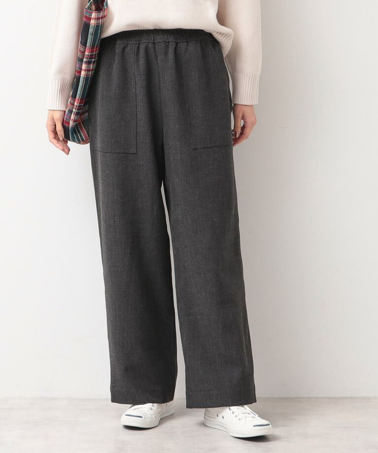 Dessin「【ウエストゴム・裏付き・洗える】アウトポケット付きパンツ（XS～L）」|その他|ﾁｬｺｰﾙｸﾞﾚｰ(014)
