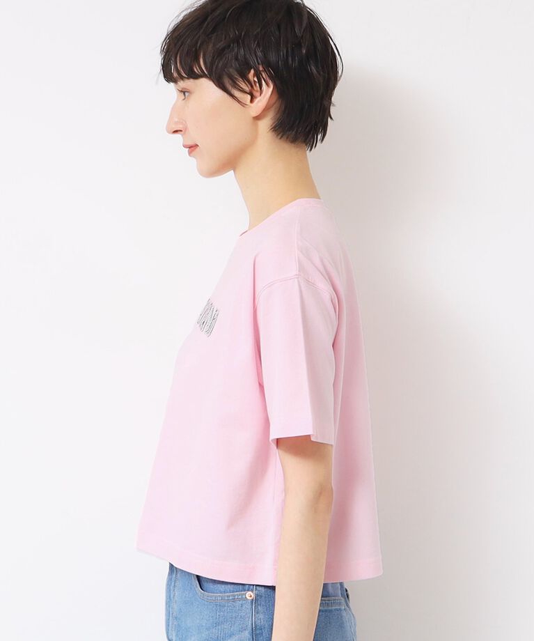 Dessin「【洗える】スパンコールロゴTシャツ（XS～L）」|Tシャツ・カットソー|