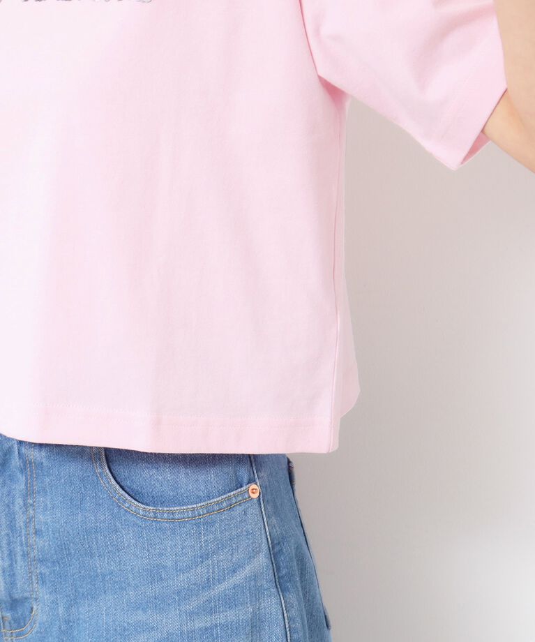 Dessin「【洗える】スパンコールロゴTシャツ（XS～L）」|Tシャツ・カットソー|