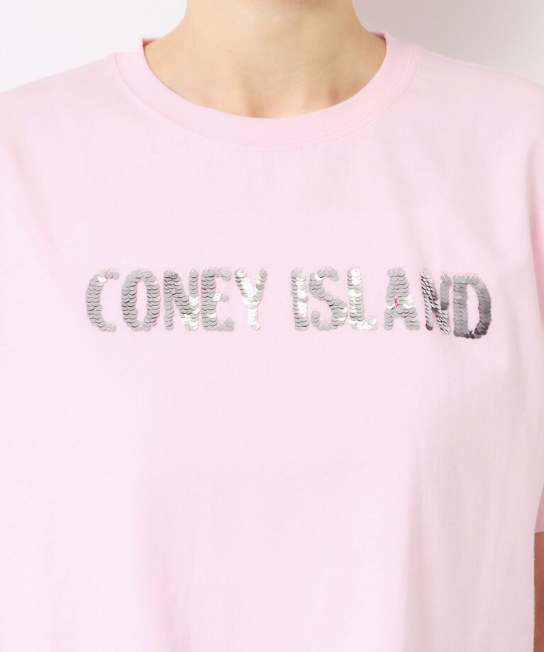Dessin「【洗える】スパンコールロゴTシャツ（XS～L）」|Tシャツ・カットソー|