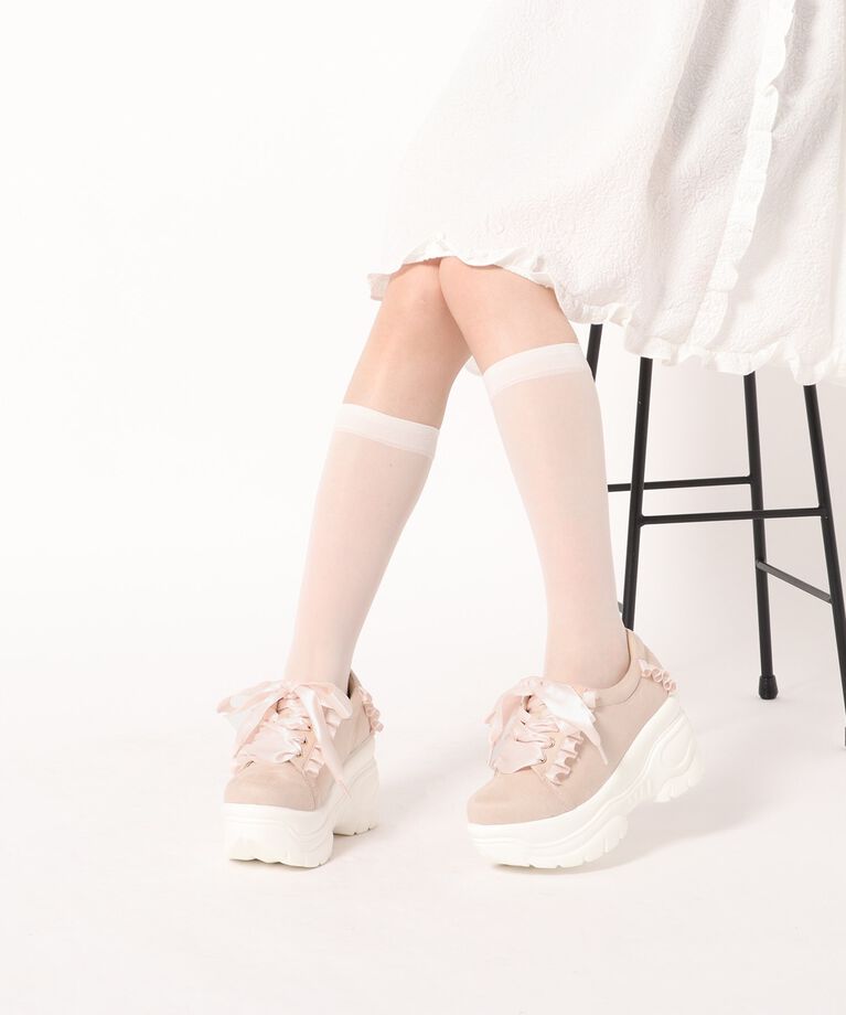 csT&P「厚底フリルスニーカー」|スニーカー|
