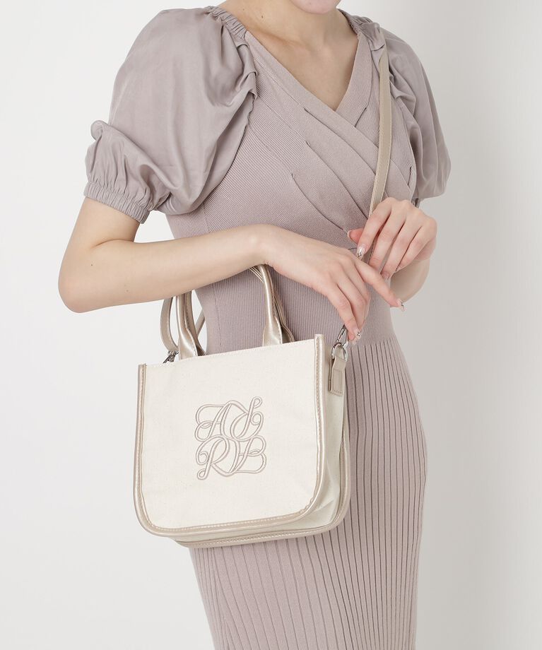 Ober Tashe「ロゴ刺繍ミニトート」|トートバッグ|